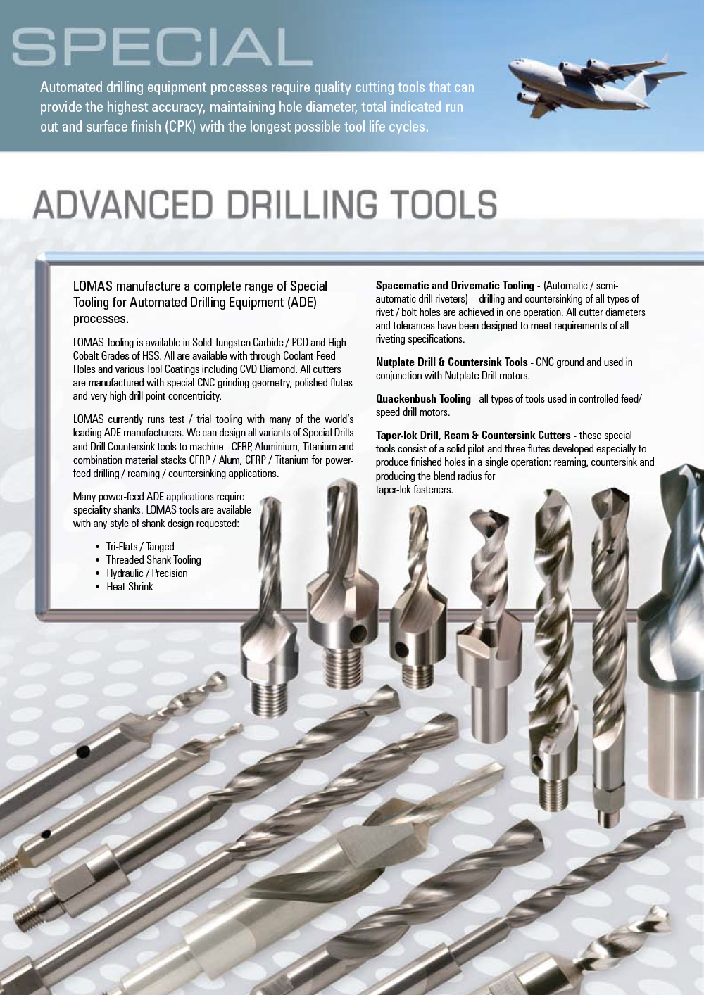 Drills Lomas Engineering Cutting Tools